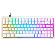 מקלדת גיימינג מכאנית SKYLOONG GK84 White עברית/אנגלית