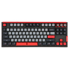 מקלדת גיימינג מכאנית SKYLOONG GK87 Black-Grey-Red עברית/אנגלית