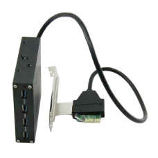 IPPON PCI-E Card USB3.0 4-Ports + 3.5" Bay Kit