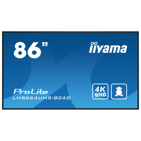 מסך שילוט דיגיטלי IIYAMA 86” ProLite IPS 4K Android 24/7