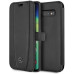 CG Mobile כיסוי ספר מעור אמיתי לגלקסי S10 בצבע שחור מרצדס רשמי