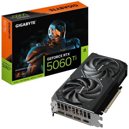 Gigabyte GeForce RTX 5060 Ti WINDFORCE MAX OC 16G GV-N506TWF2MAX OC-16GD