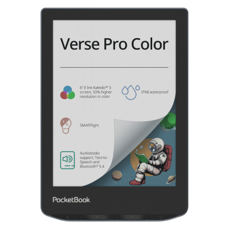 ספר אלקטרוני PocketBook 6" Verse Pro Color עם מסך צבעוני