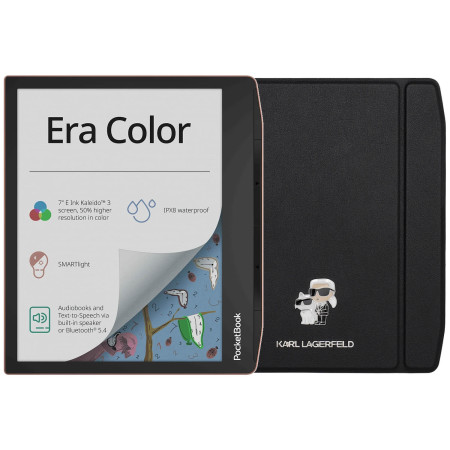 ספר אלקטרוני + כיסוי PocketBook 7" Era Color - Karl Lagerfeld עם מסך צבעוני
