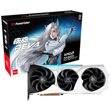 PowerColor Hellhound Radeon RX 9070 XT 16GB GDDR6 Reva Edition