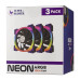Super Flower NEON ARGB 120mm Black 3xFans