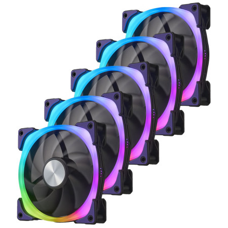 Super Flower NEON ARGB 120mm Black 5xFans