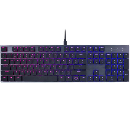 מקלדת גיימינג מכאנית CoolerMaster SK650 RGB עברית/אנגלית