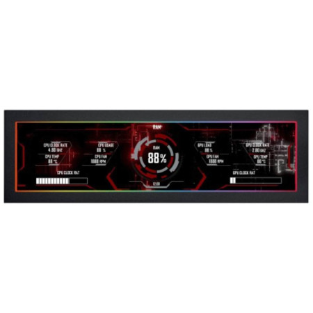 Lian-Li 8.8" IPS Universal Screen Black