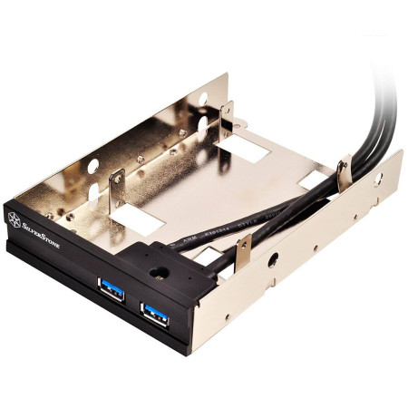 SilverStone Convertor Bay 3.5" to 2.5"x2 + USB3.0