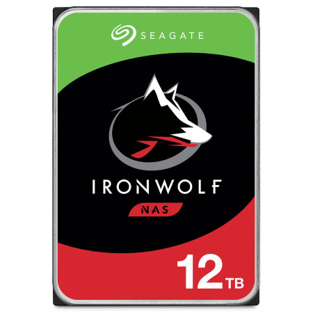 Seagate HDD 12TB 7200 256MB SATA3 NAS IronWolf
