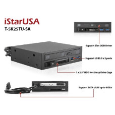 iStarUSA 1x5.25 to 1x2.5 Hot Swap+ Slim ODD USB3