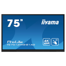 מסך מגע אינטראקטיבי IIYAMA 75" ProLite IPS 4K PureTouch-IR 40pt Touch