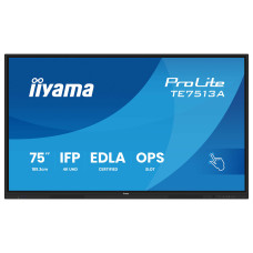 מסך מגע אינטראקטיבי IIYAMA ProLite 75" IPS 4K PureTouch-IR+ 40pt Touch