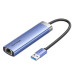 מתאם Vention USB-A to USB-A x3 | LAN 1Gbps | USB-C | HUB