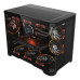 1StPlayer UV6 3xARGB Fans Black Case