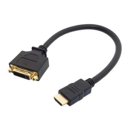 HDMI male to DVI Female Adapter 15cm