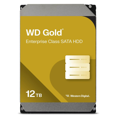 WD 12TB 512MB 7200 3.5" SATA3 Gold Enterprise HDD