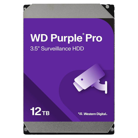 WD 12TB 512MB 7200 3.5" SATA3 Purple Pro HDD