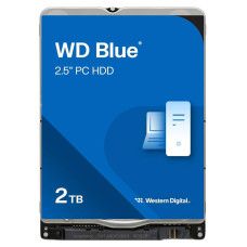 WD 2TB 256MB 5400 2.5" SATA3 Blue PC Mobile HDD