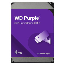 WD 4TB 5400 128MB 3.5" SATA3 Purple HDD