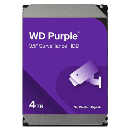 WD 4TB 5400 128MB 3.5" SATA3 Purple HDD