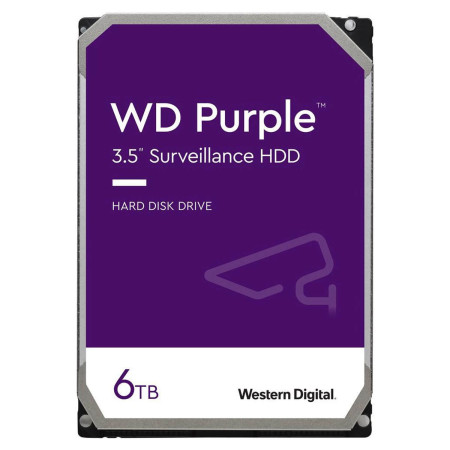 WD HDD 6.0TB 5400 256MB 3.5" SATA3 Purple