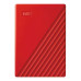 WD My Passport 4TB USB3.0 2.5" Portable HDD Red