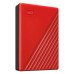 WD My Passport 4TB USB3.0 2.5" Portable HDD Red