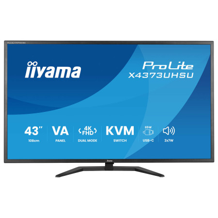 מסך מחשב IIYAMA 43" ProLite VA 4K UHD 60Hz 3ms