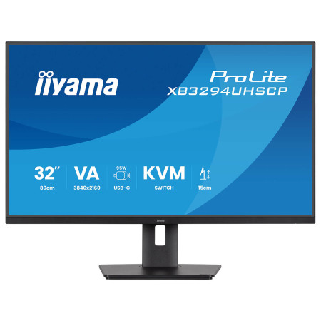 מסך מחשב IIYAMA 31.5" ProLite VA 4K UHD 60Hz 2ms