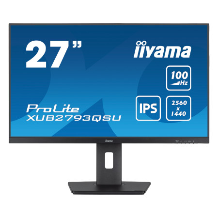 מסך מחשב IIYAMA 27" ProLite IPS WQHD 100Hz 1ms