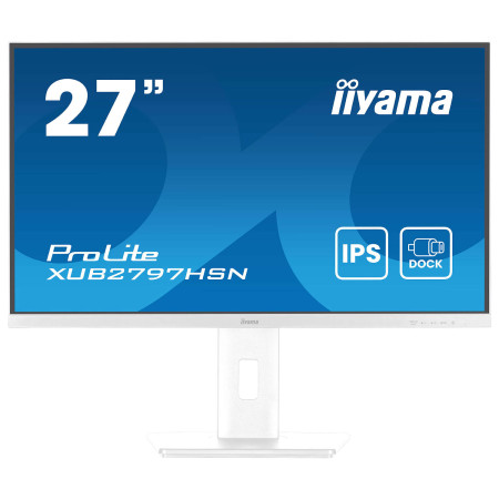 מסך מחשב IIYAMA 27" ProLite IPS FHD 100Hz 1ms White