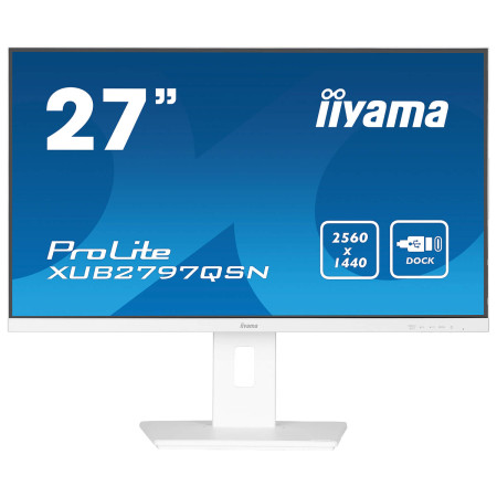 מסך מחשב IIYAMA 27" ProLite IPS QHD 100Hz 1ms White