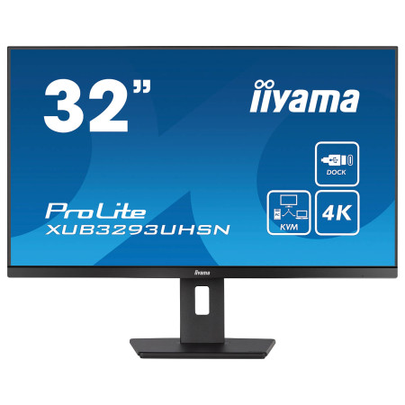 מסך מחשב IIYAMA 31.5" ProLite IPS 4K UHD 60Hz 4ms